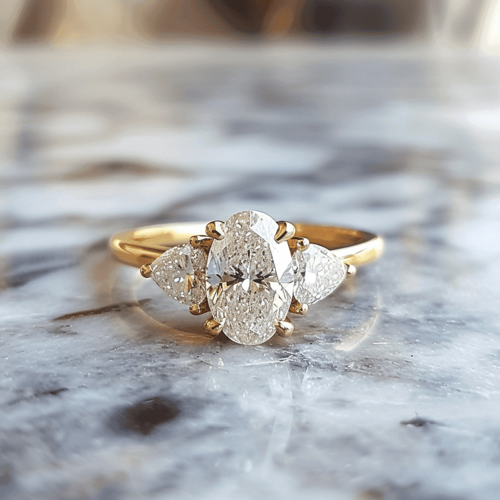 Trina 1ct Oval Lab Diamond Ring