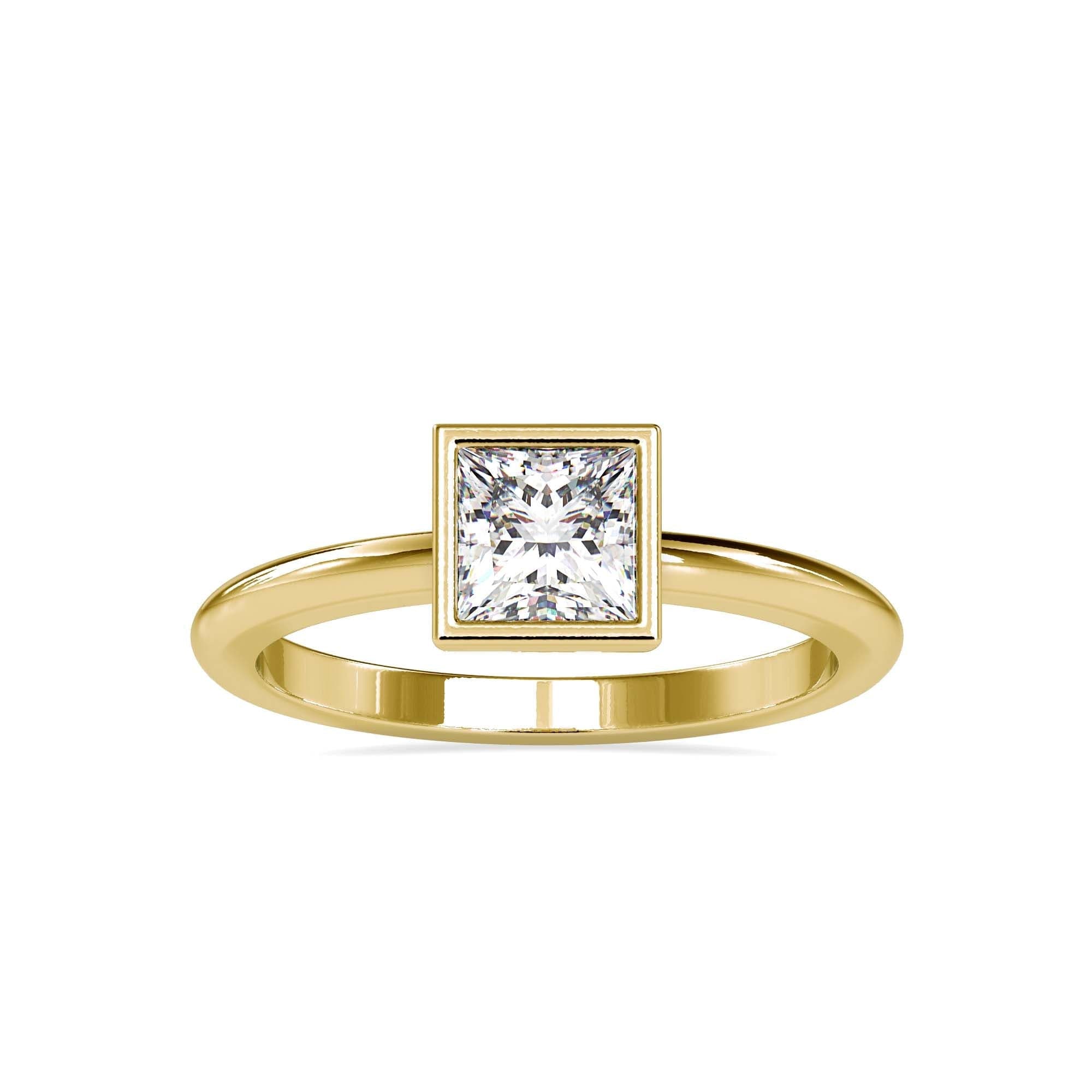 Curtsy 0.90 Pointer Princess Lab Diamond Ring