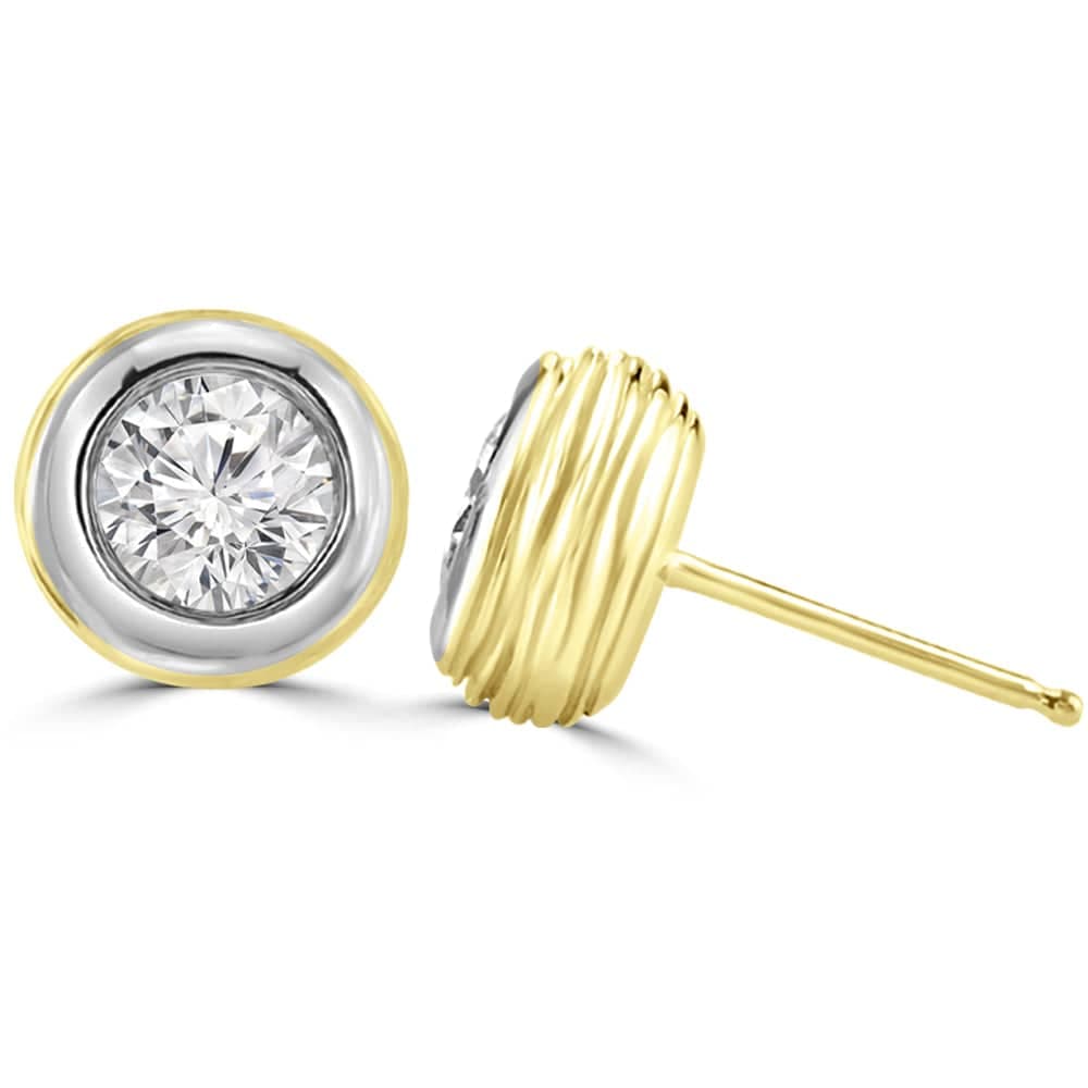 Trendy 1.5ct Lab Diamond Stud Earrings